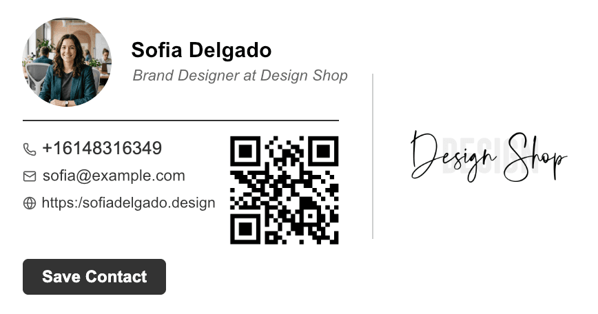 Email signature template 2