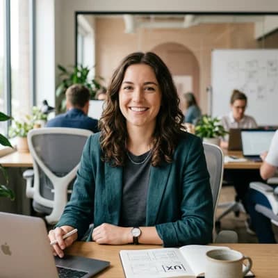 Digital business card example with QR code sharing